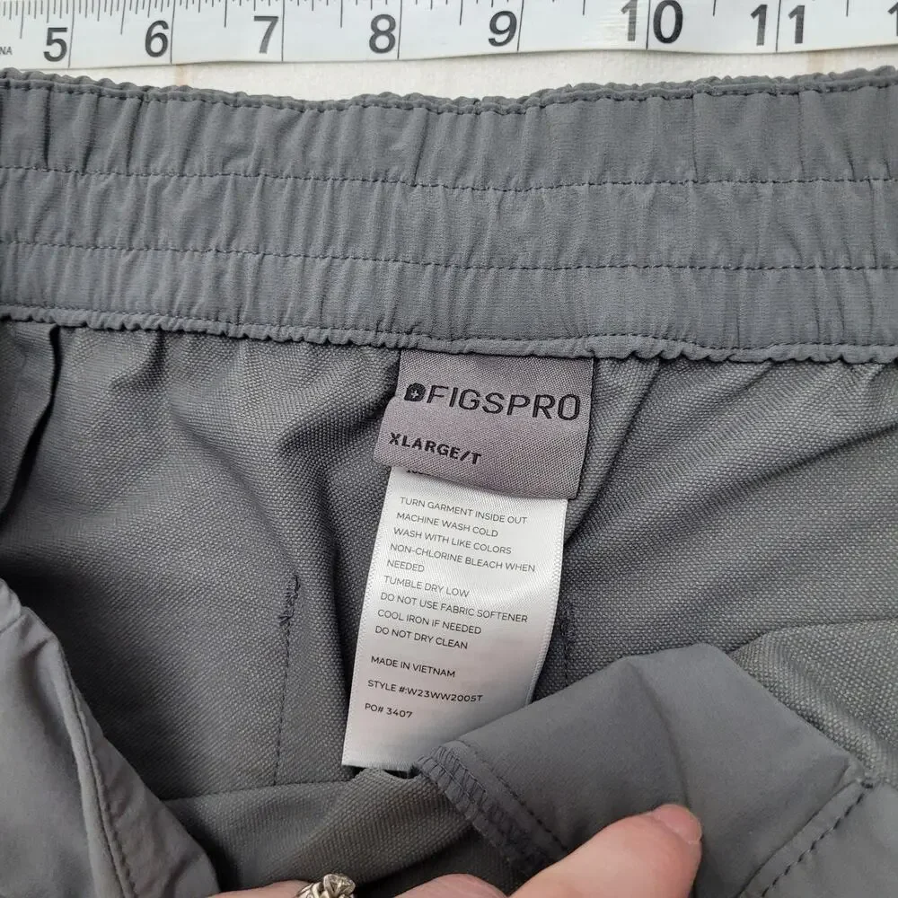 Figs pro Tailors tailored trouser pants gray slim straight